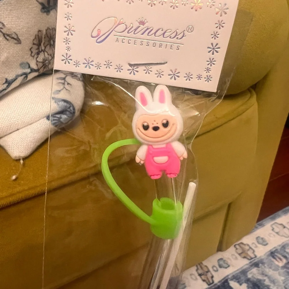 Purple Bunny Straw - Picture 5 of 12